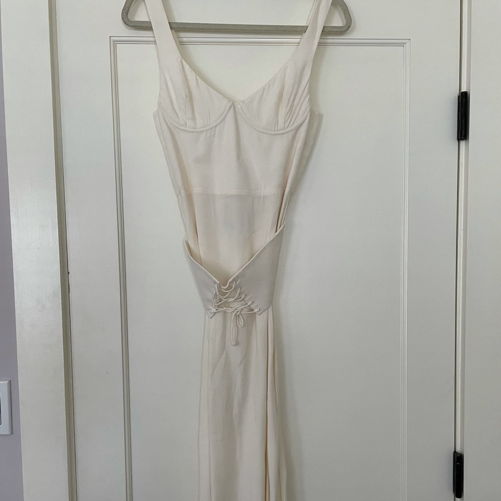 White Reformation Dress